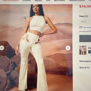 Flare pants set